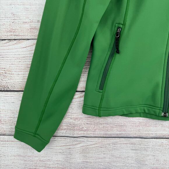 Outdoor Research Mock Neck Running Track Jacket Womens Medium Green Hiking - Picture 4 of 12